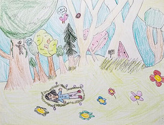 Child’s drawing by Georgia