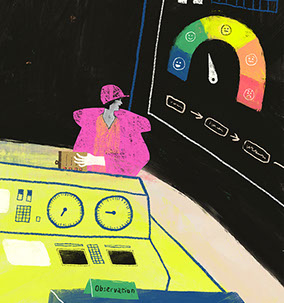 Do the Research, How regulating emotions can lead to a kinder community, Illustration