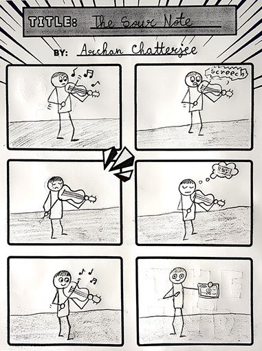 Comic "The Sour Note" by Archan Chatterjee