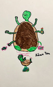Child’s drawing by Aidan