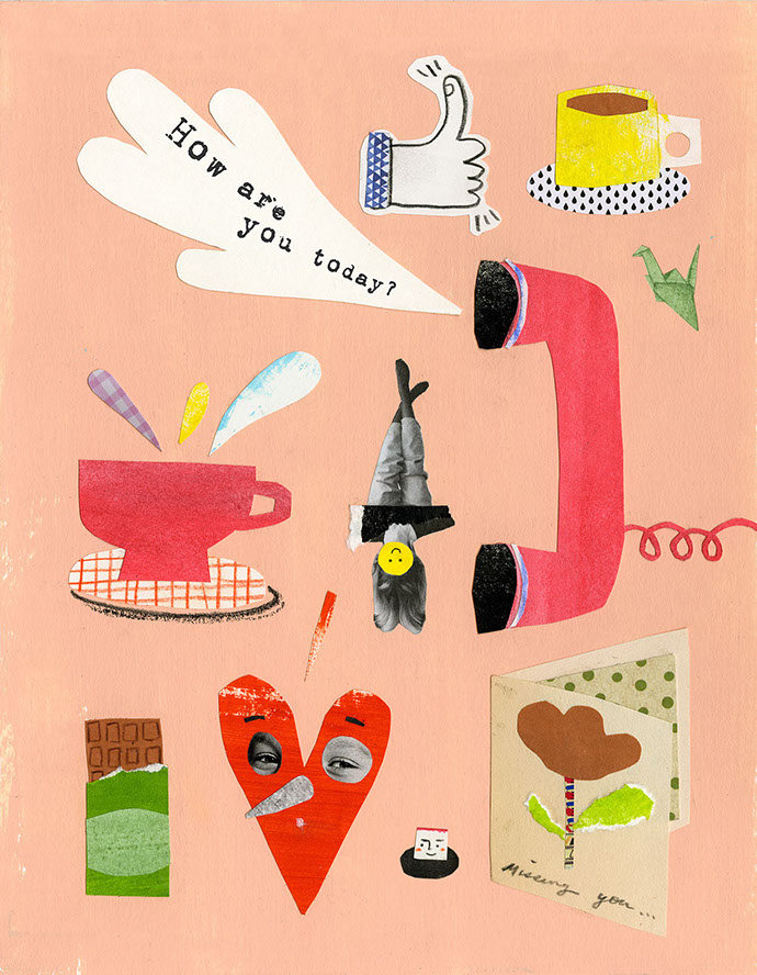 How are you today? illustration
